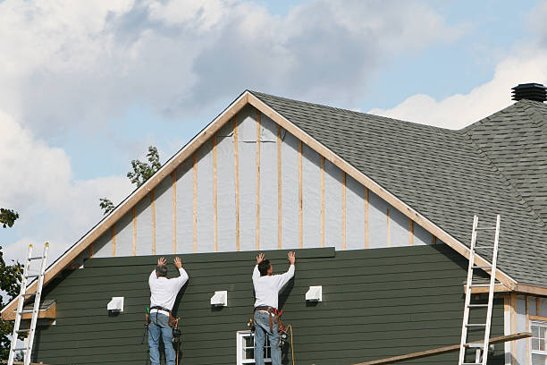 Professional Siding Contractor technician working in Franklintown, PA